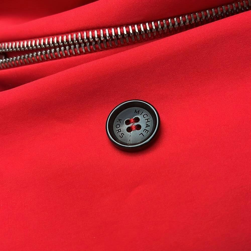 Michael Kors Red Peacoat Made in Italy, XS /US2 - Picture 10 of 14